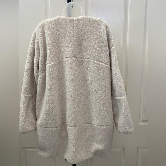 NEW wTag-LULULEMON Collarless Textured Fleece Full Zip Jacket 12 - Picture 3 of 4